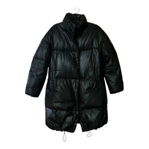 Theory Kamri Landing Black Puffer Jacket Womens Size Medium